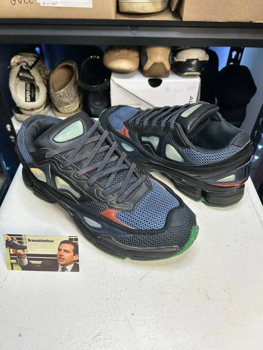 Adidas x Raf Simons Ozweego 2 “Night Marine” - Size 9 US BY9866